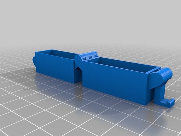 buckle box long 3d printing 3D print model - Mito3D