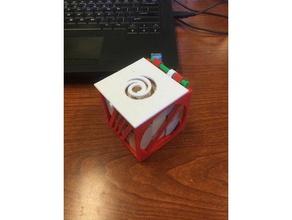 puzzle cubo contenedor La impresión en 3d 3d print model - Mito3D