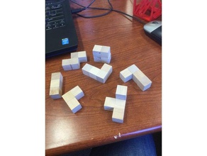puzzle del cubo matematica arte 3d print model - Mito3D