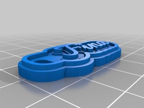 fina Schlüsselanhänger kundengebundene 3d print model - Mito3D
