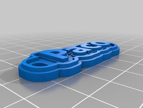 paco keychains customized 3d print model - Mito3D