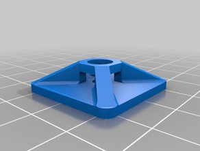 zip kravat çapa vida deliği 3d print model - Mito3D