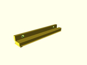parametrisierte socket rail-Schwalbenschwanz Werkzeug-Halterungen & - Boxen customizer 3d print model - Mito3D