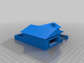 maison desighn bâtiments et structures la 3d print model - Mito3D