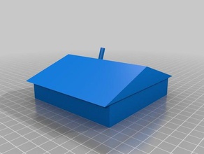 boring house buildings & structures 3d print model - Mito3D