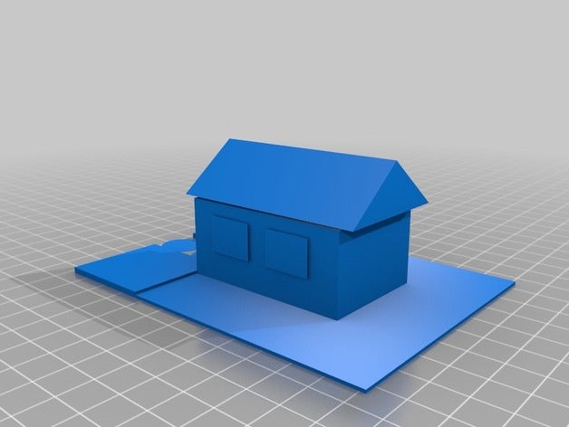 casa las estructuras de edificios 3D print model - Mito3D