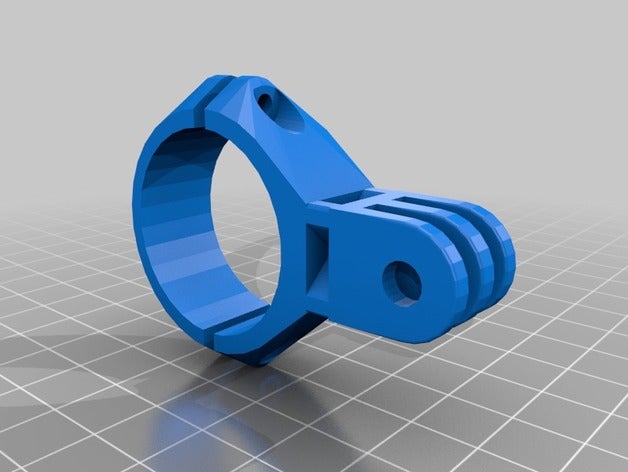 gopro mtb-LENKER-Klemmhalterung Kamera kundengebundene 3D print model - Mito3D