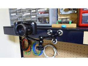 magnetico braccio della fotocamera gadget articolato la accessori macchina fotografica di montaggio videocamera go pro magnete giunto a sfera supporto 3d print model - Mito3D