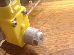 12mm hex hub adaptor dfrobot motor metal shaft robotics 3d print model - Mito3D