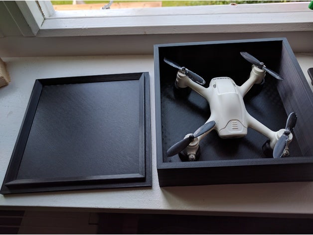 hubsan h107c+ bolsa de transporte r c veículos a caixa caso drone h107c protetor 3D print model - Mito3D