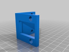anet a2x enclosure bracket 3d printer parts aneta2x ikea lack physycourbanmaker 3d print model - Mito3D