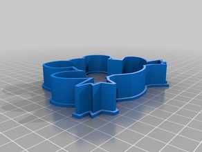 Frosch Ausstecher Küche und Esszimmer cookiecutter cookie cutter Ausstechformen 3d print model - Mito3D