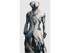 frost action figure mold tree attempt 1 sculptures warframe 3d print model - Mito3D