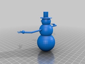edward boneco de neve A impressão 3d 3d print model - Mito3D