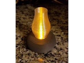 tea light lantern - remix 35mm lights decor 3d print model - Mito3D