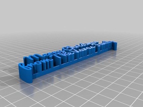 natal varas decoração personalizado 3d print model - Mito3D