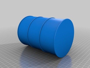 einfache barrel 3d-drucken Fass 3d print model - Mito3D