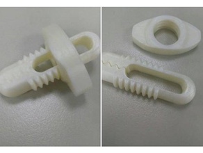 clip hand-Werkzeuge Klemme thread 3d print model - Mito3D