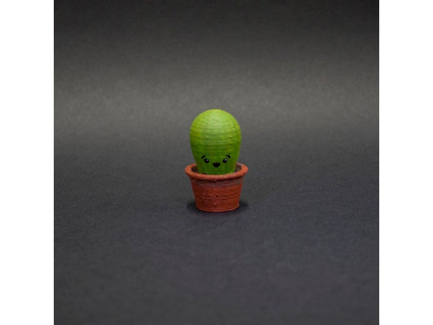 cactus kawaii toys & games art toy cute plant tiny 3D print model - Mito3D
