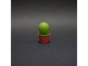 cactus kawaii toys & games art toy cute plant tiny 3d print model - Mito3D