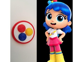 verdadeiro reino de arco-íris pin emblema brinquedos & games dos desenhos animados crianças netflix brinquedo verdade 3d print model - Mito3D