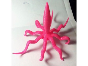squid plug animaux le poulpe la fiche sexy calmar des tentacules jouet 3d print model - Mito3D