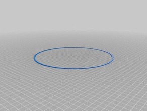 bed leveling ring 250x1x2mm 3d printing 3d print model - Mito3D