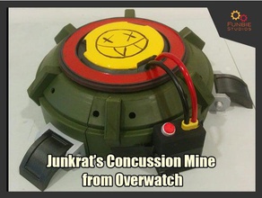junkrat's concussion mine overwatch toy & game accessories 3d print model - Mito3D