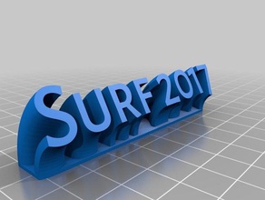 surf 2017 office su misura 3d print model - Mito3D