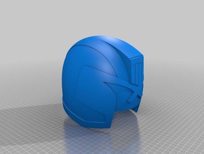 yargıç dredd kask 3d baskı 3d print model - Mito3D