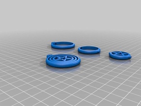 star keychain 3d printing 3d print model - Mito3D