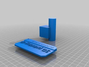 de la plaque L'impression 3d 3d print model - Mito3D