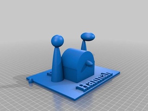 hannah & yanna Christus-Kirche 3d-drucken 3d print model - Mito3D