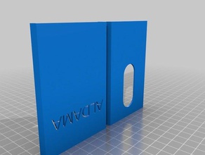 il mio personalizzate business card holder organizzazione su misura 3d print model - Mito3D