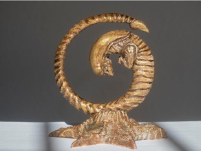 alien chestburster esculturas alienígenas do filme figura figurine o prop réplica brinquedo 3d print model - Mito3D