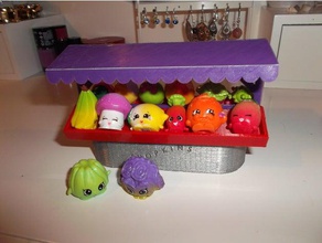 meyve sebze shopkins durak oyuncak & oyun aksesuarları çocuk çocuklar Noel hediye kız raf slab stall oyuncaklar 3d print model - Mito3D