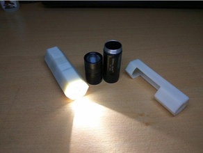 lanterna fener küçük güneş zy-c60 spor ve açık hava vücut el feneri 3d print model - Mito3D
