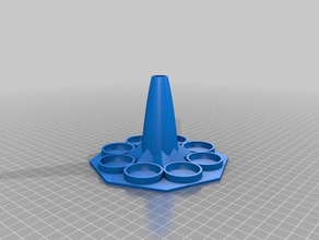 mmp & outros modelo de pintura suporte modelos para garrafa água em rack rotativo stand 3d print model - Mito3D
