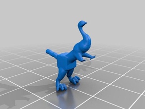 bösartige Dinosaurier Skulpturen 3d print model - Mito3D