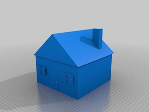 maison simple L'impression 3d 3d print model - Mito3D