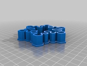 Schneeflocke Ausstecher Küche und Esszimmer cookiecutter cookie cutter Ausstechformen 3d print model - Mito3D