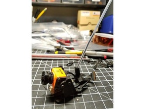 tbs g2 fpv cam receiver antenna mount center dipole vertical r c vehicles 3d print model - Mito3D