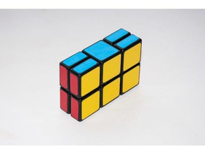 split 1x2x3 improved puzzles rubiks cube rubik twisty puzzle 3d print model - Mito3D