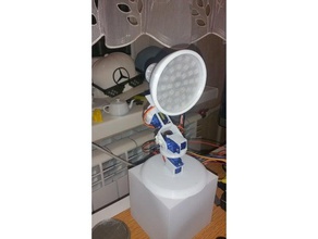 servo de la lámpara juguetes mecánicos el brazo del robot sg90 3d print model - Mito3D