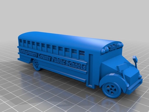 school bus 3d printing 3D print model - Mito3D