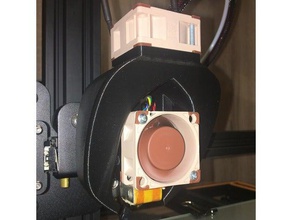cr-10 fang 40x40x20mm fan cooler 3d printer parts 3d print model - Mito3D