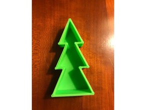 container da árvore a arte de natal titular bole bandeja árvores 3d print model - Mito3D