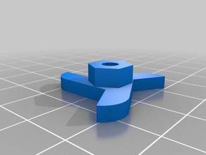 m3 hand nut extension 3d printer parts 3d print model - Mito3D