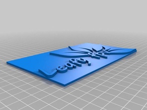 leafy-logo 3d printing fpv leafy logo 3d print model - Mito3D