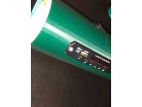 mp3 boombox o áudio 3d print model - Mito3D